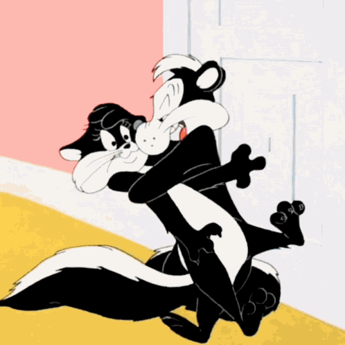 Penelope Pussycat Pepe Le Pew GIF