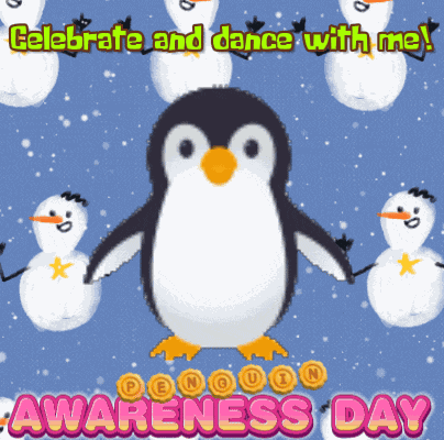 Penguin Awareness Day Cute Penguin GIF