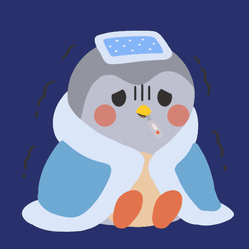 Penguin Cold GIF