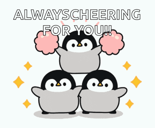 Penguin Ganbatte GIF