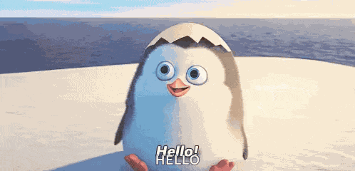 Penguin Hello GIF