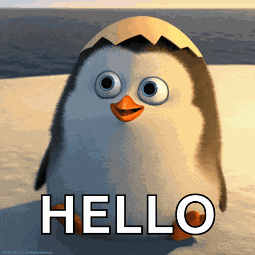 Penguin Hello GIF
