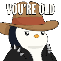 Penguin Old Sticker