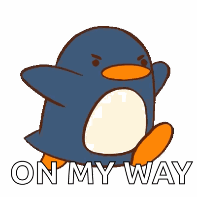 Penguin Running GIF