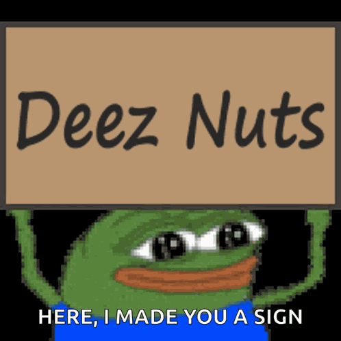 Pepe Deez Nuts Pepe The Frog GIF