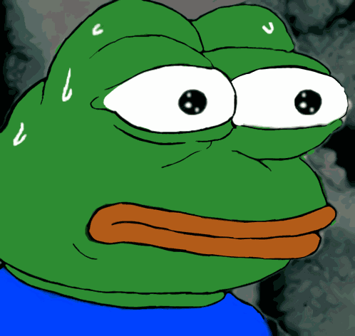 Pepe Nervous Pepe The Frog GIF