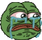 Pepecrying Sticker