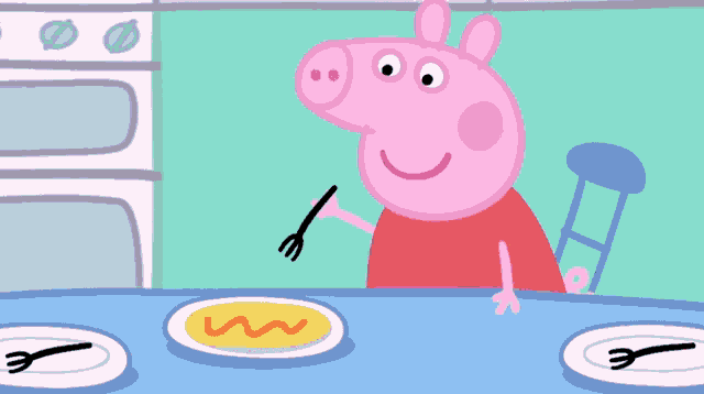 Peppa Pig Pancake GIF