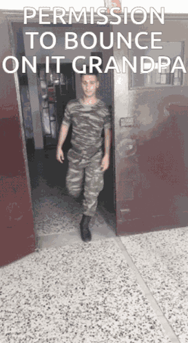 Permission To Bounce On It Grandpa Grandpa GIF
