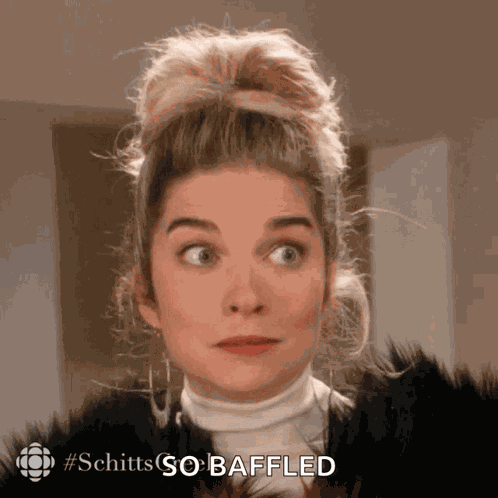 Perplexed Alexis Rose GIF