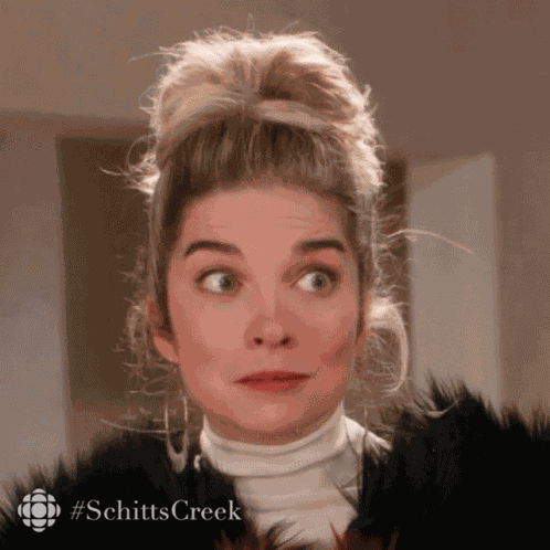 Perplexed Alexis Rose GIF