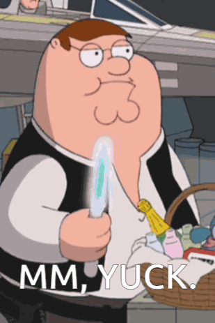 Peter Griffin Peter Griffin Yuck GIF