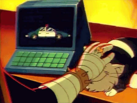Petting Cat Dr Claw GIF