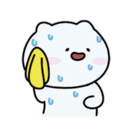 Phew Forced Grin Sticker