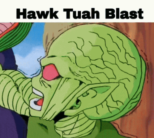 Piccolo Hawk Tuah GIF