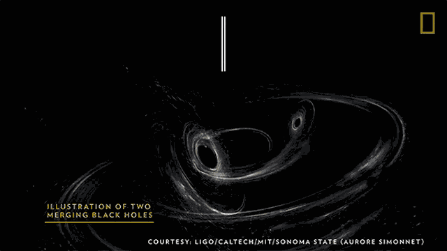 Picked Up A Space Time Distortion Caused By The Collision Of Two Black Holes National Space Day GIF