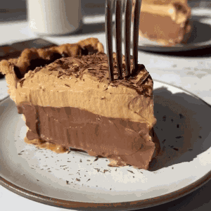 Pie Espresso Dark Chocolate Cream Pie GIF