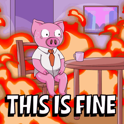Piggyverse Fire Meme GIF