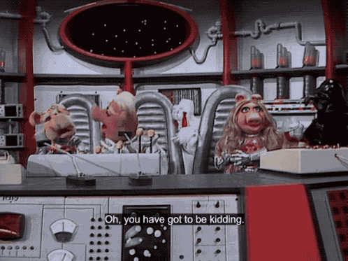 Pigs In Space Kidding GIF