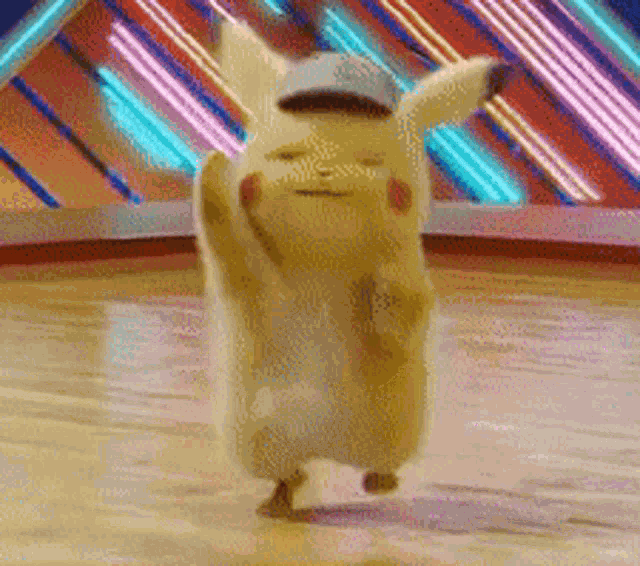 Pikachu Cute Dance GIF