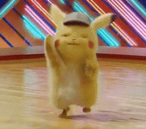 Pikachu Cute Dance GIF