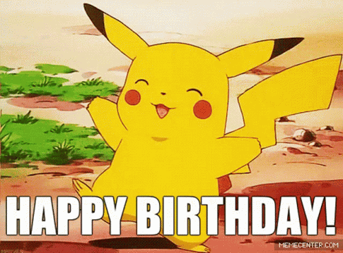 Pikachu Hbd GIF
