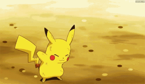 Pikachu Jumping Happy Pikachu GIF