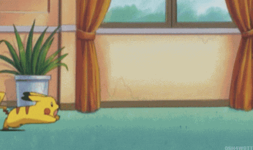 Pikachu Skitty GIF