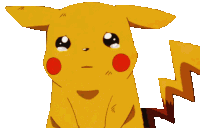 Pikachu Triste Sticker