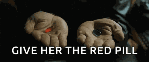 Pill Red Sibarita Matrix GIF