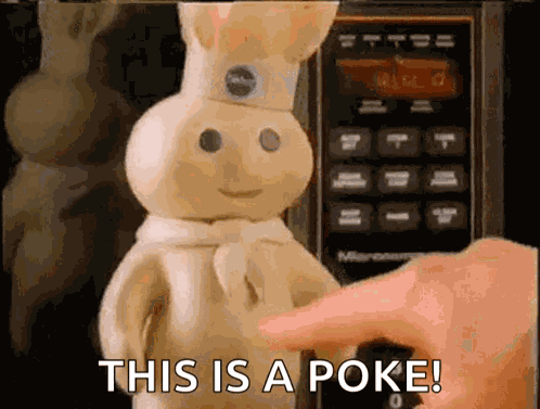 Pillsbury Doughboy Poke GIF