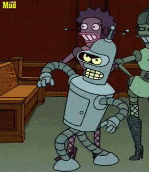 Pimp Walk - Futurama GIF