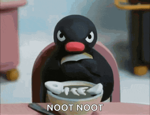 Pingu Angry GIF
