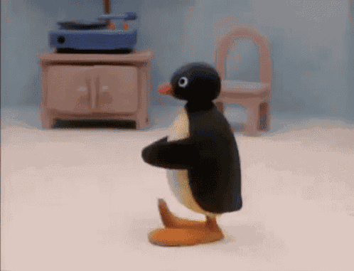 Pingu Dance GIF