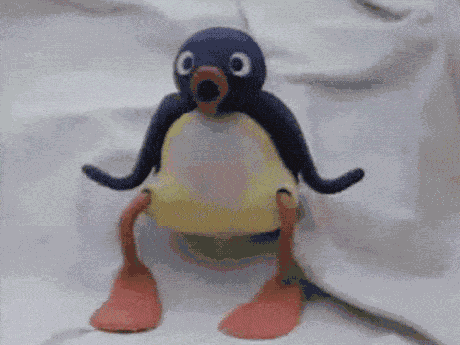 Pingu Shocked GIF