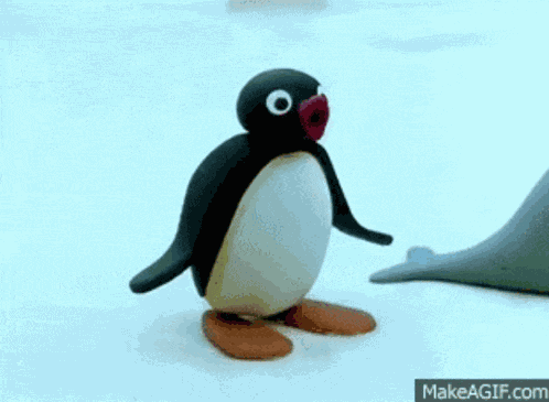 Pingu Shocked GIF
