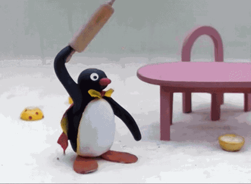 Pingu Throw GIF