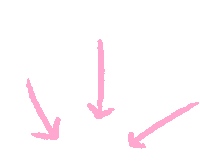 Pink Arrows Sticker