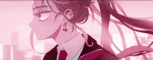 Pink Hair Anime Girl Pink Anime GIF