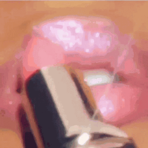 Pink Lips Sparkle Lips GIF