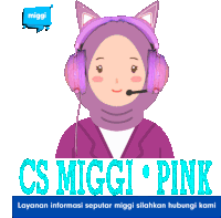 Pink Miggi Miggi Pink Sticker