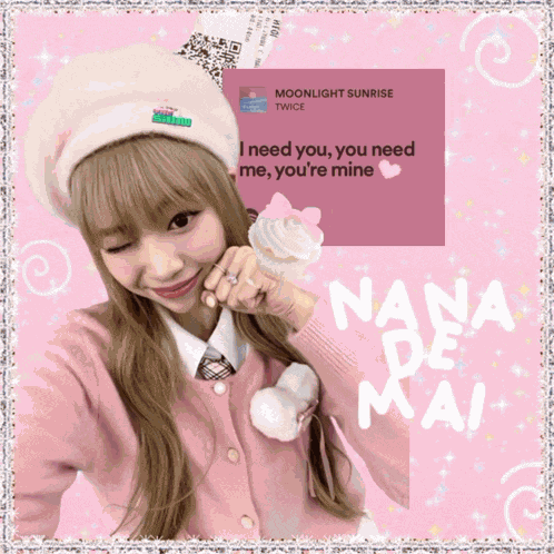 Pink Nana De Mai GIF