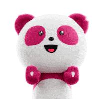 Pink Panda Sticker