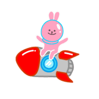 Pink Rabbit Sticker