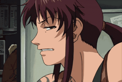 Pissed Off Black Lagoon GIF