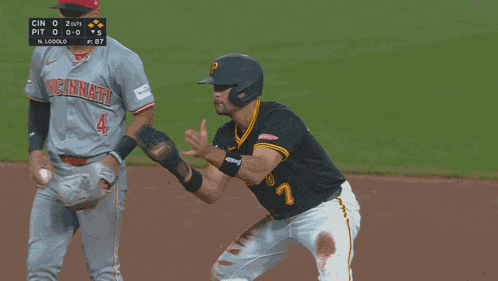 Pittsburgh Pirates Isiah Kiner Falefa GIF