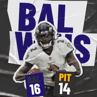Pittsburgh Steelers (14) Vs. Baltimore Ravens (16) Post Game GIF