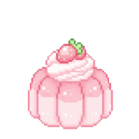 Pixel Art Cake Sticker