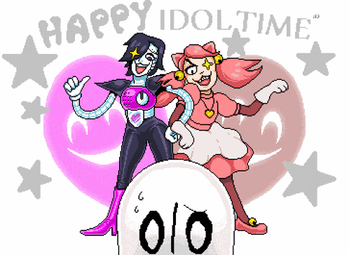 Pixel Art Happy Time Meme