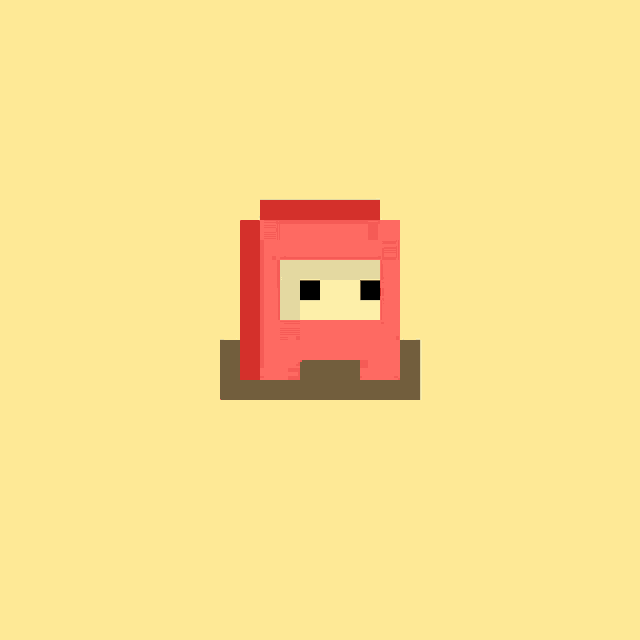 Pixel Character Jumping Excited GIF
